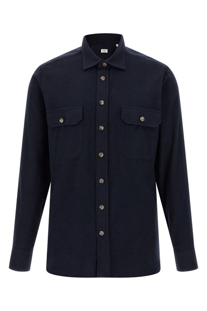 Camicia flanella - Blu (S)