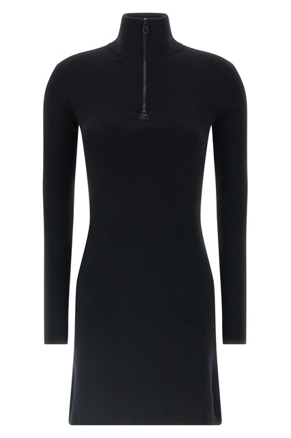 Abito maglia lana - Nero (XS)