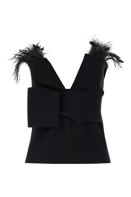 Top piume - Nero (40 IT)