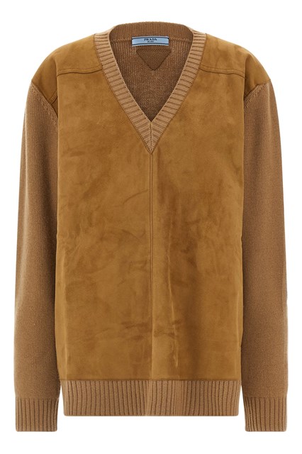 Maglione suede - Marrone (38 IT)