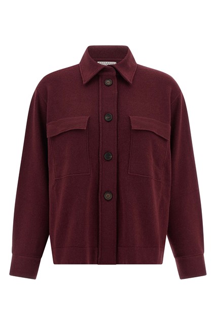 Camicia maglia - Bordeaux (XL)