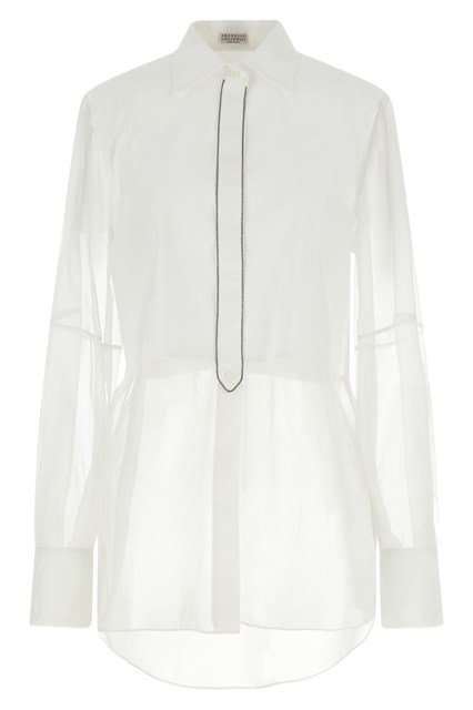 Camicia double layer - Bianco