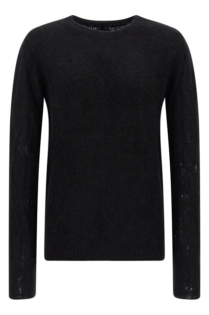 Maglia lana alpaca - Nero