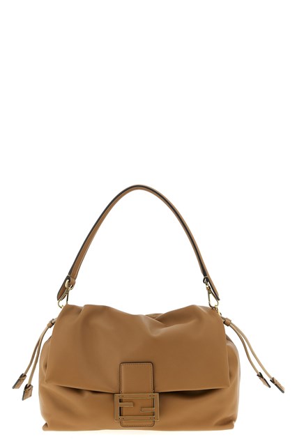 Borsa a spalla 'Mamma Baguette' grande - Beige