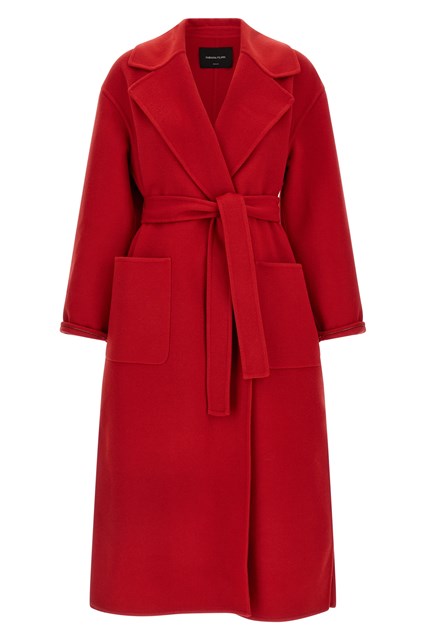 Cappotto lana cashmere - Rosso (40 IT)