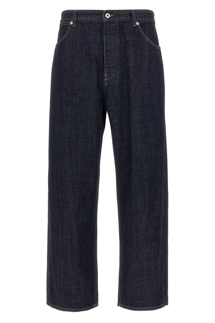 Jean cotone diagonale - Blu (34)