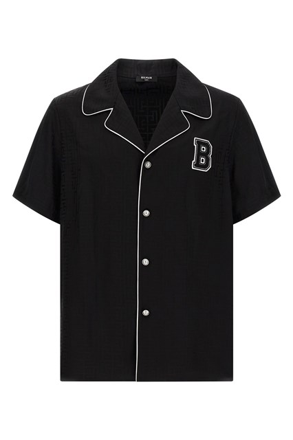 Camicia 'Balmain Varsity' - Nero