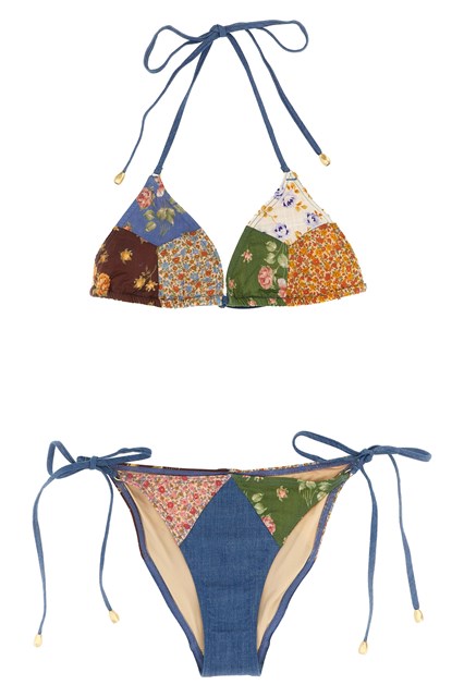 Bikini 'Lucky Cotton Mini Tri' - Multicolor
