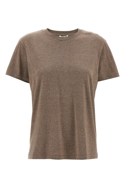 T-shirt cotone mélange - Beige
