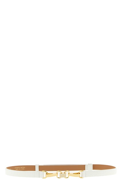 Cintura morsetto gioiello - Bianco (40 IT)