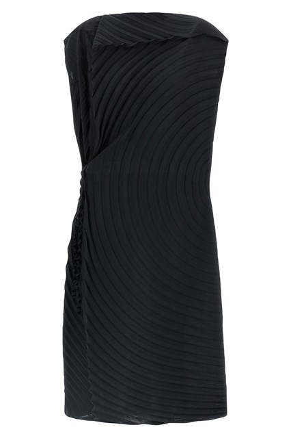 Abito 'Paper Bag Pleats' - Nero (2)