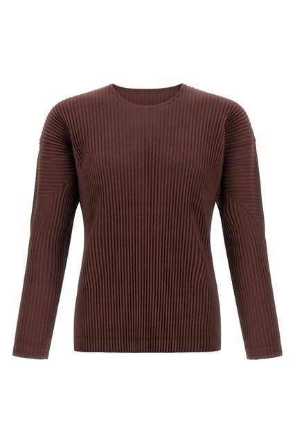 T-shirt 'Color Pleats' - Marrone (3)