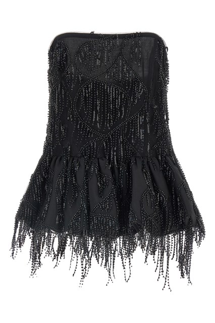 Top 'Sequins Bubble' - Nero (40 DE)