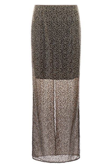 Gonna 'Beaded Maxi' - Marrone (34 DE)