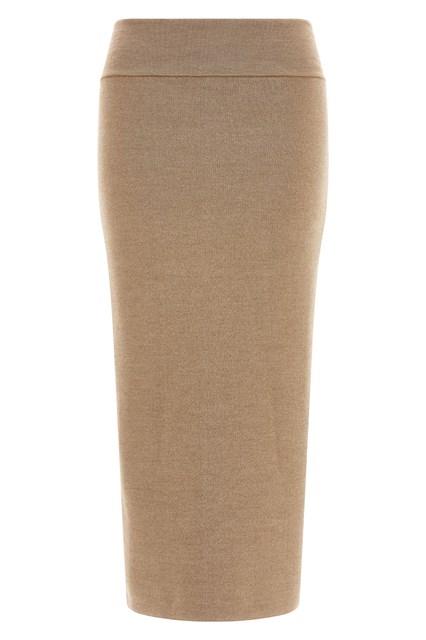 Gonna 'La Jupe Maille Doppio' - Beige (36 FR)