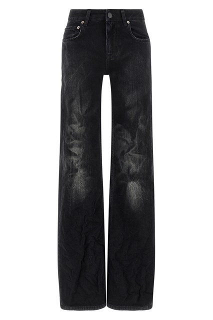 Jeans gamba ampia - Nero (24)