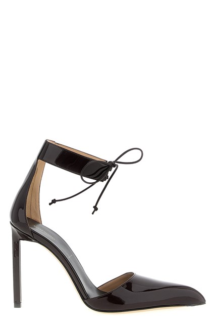 Patent leather pumps