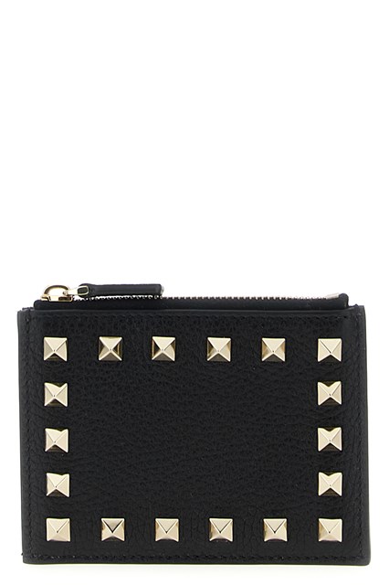 Portacarte Valentino Garavani 'Rockstud' - Nero