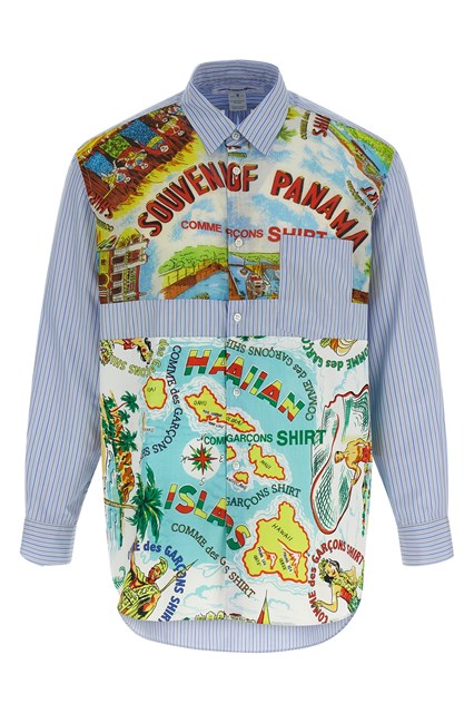 Camicia inserti fantasia - Multicolor