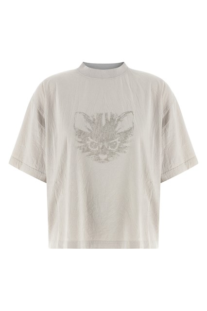 T-shirt 'Kittycat' - Bianco