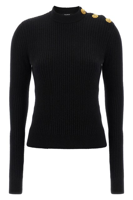 Maglia coste - Nero (36 FR)