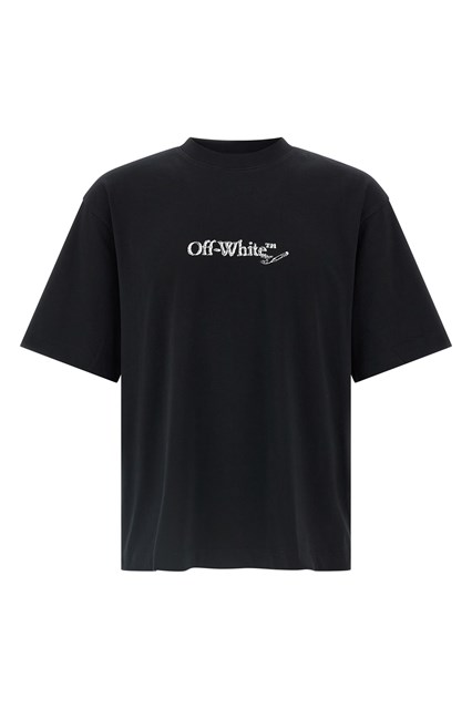 T-shirt 'Scribble Arrow Skate' - Bianco/Nero