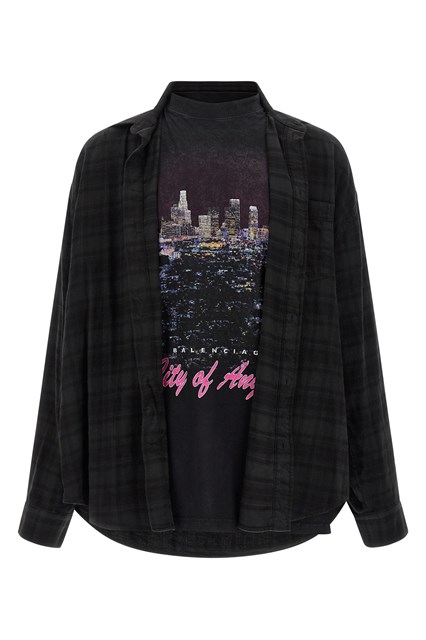 Camicia t-shirt - Nero (2)