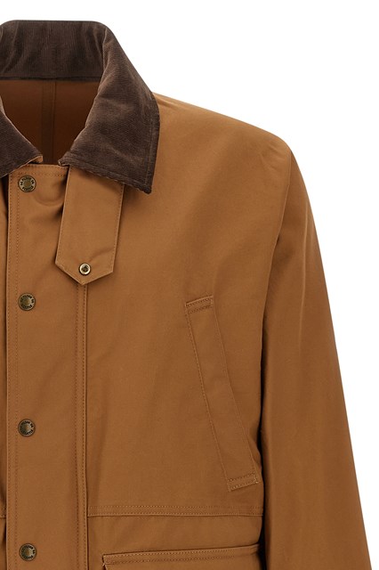 2018AW JUNYA WATANABE XS ブラウン　ジャケット x Carhartt striped jacket in brown - Junya Watanabe | Mytheresa