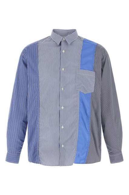 Camicia patchwork - Blu