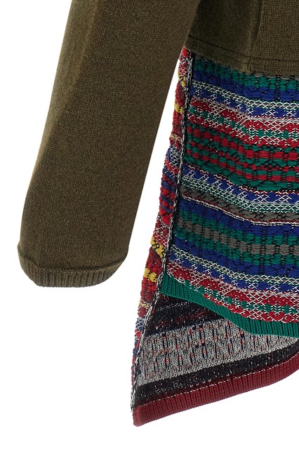 Comme des garçons homme plus Jacquard insert cardigan available on Comme des garçons homme plus Jacquard insert cardigan available on