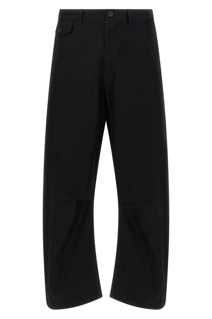 Pantalone gamba ricurva - Nero