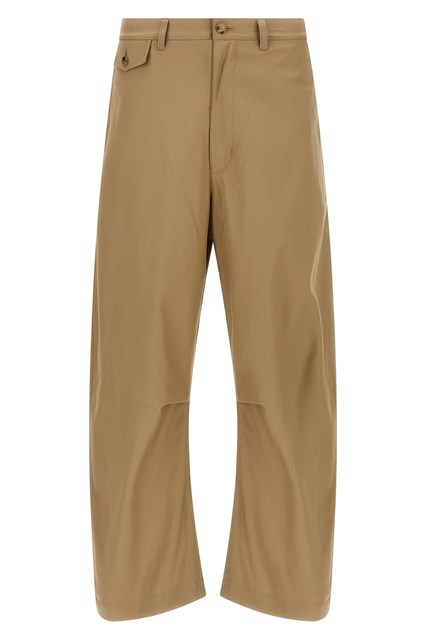 Pantalone gamba ricurva - Beige (S)