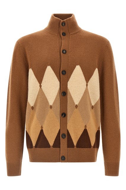 Cardigan Argyle - Marrone (58 IT)