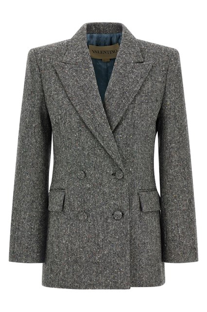 Blazer Valentino Garavani doppiopetto - Grigio (40 IT)