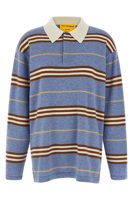 Polo 'Striped Rugby' - Azzurro (M)