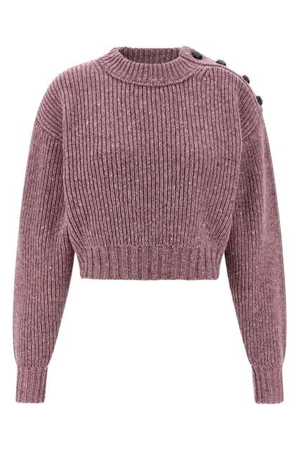Maglione lana Donegal - Rosa (S)