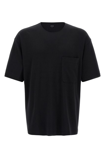 T-shirt cotone seta - Nero (M)