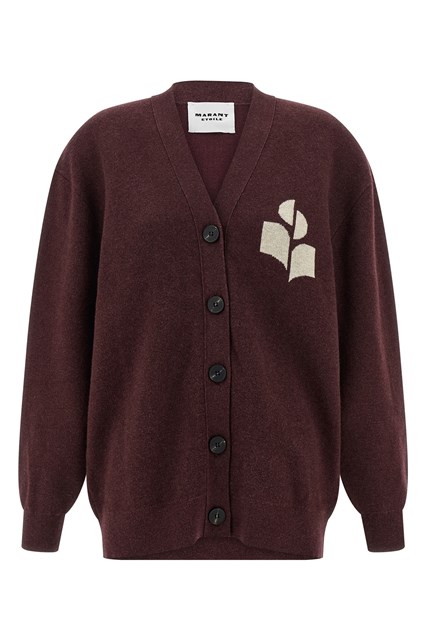 Cardigan 'Norton' - Bordeaux (36 FR)