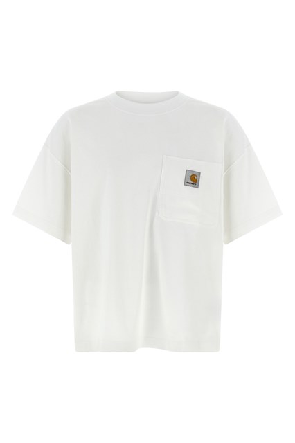 T-shirt 'Work Pocket' - Bianco