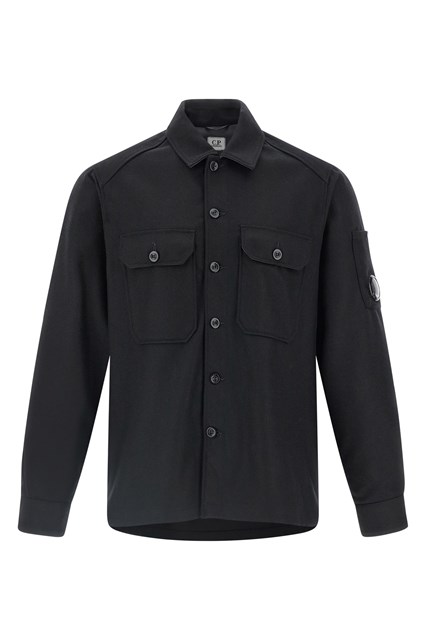 Overshirt lana - Nero (XL)