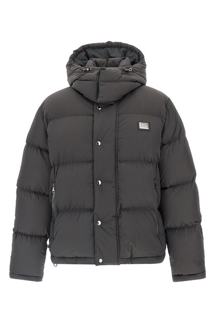 Piumino patch logo - Grigio (48 IT)