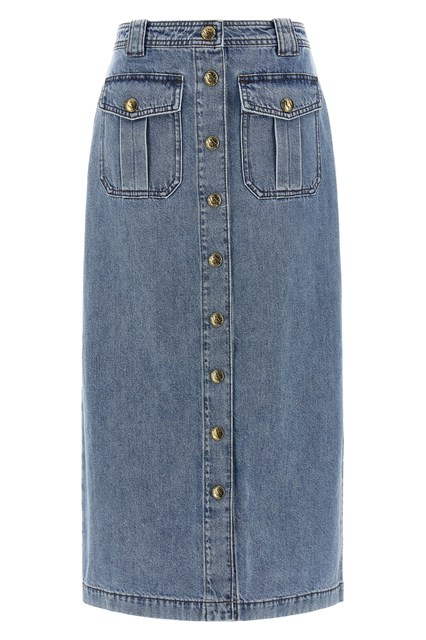 Gonna 'Denim Pencil' - Azzurro (0.0)