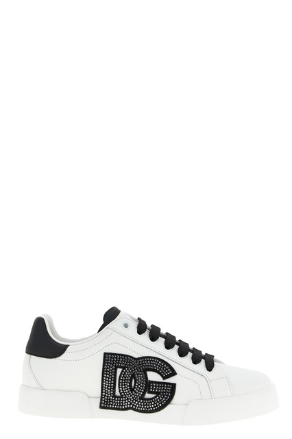 Sneaker 'Portofino Light Strobel' - Bianco/Nero (35)