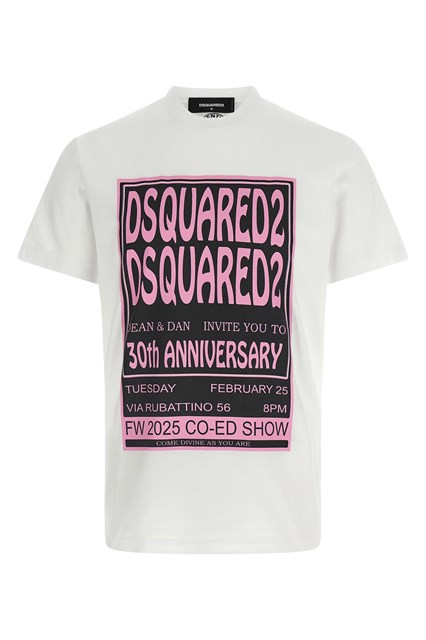 T-shirt 'Dsquared2 Fashion Show' - Bianco