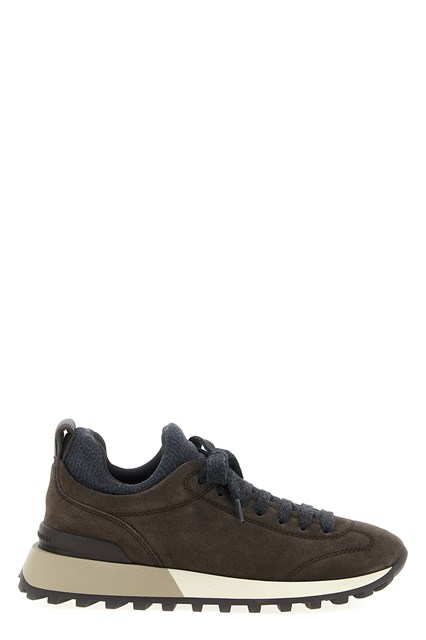 Sneaker suede - Marrone (37)