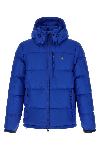 Piumino ricamo logo - Blu