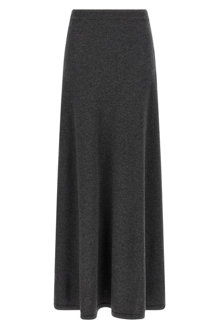 Gonna maxi lana - Grigio