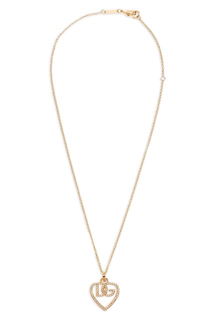 Collana logo strass - Oro (U)