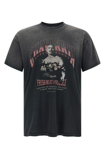 T-shirt 'San Chachi Produce' - Nero