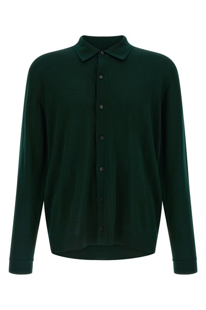 Cardigan lana merino - Verde (52 IT)